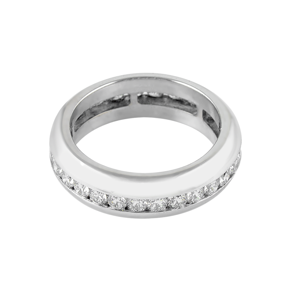 18K White Gold Diamond Eternity Band