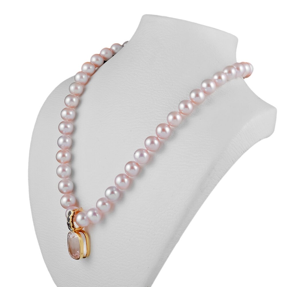 Elegant Simplicity 10mm Freshwater Pearl Necklace - Image 3