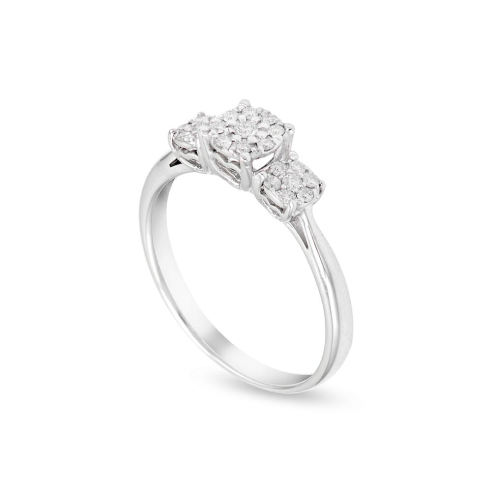white gold solitaire ring
