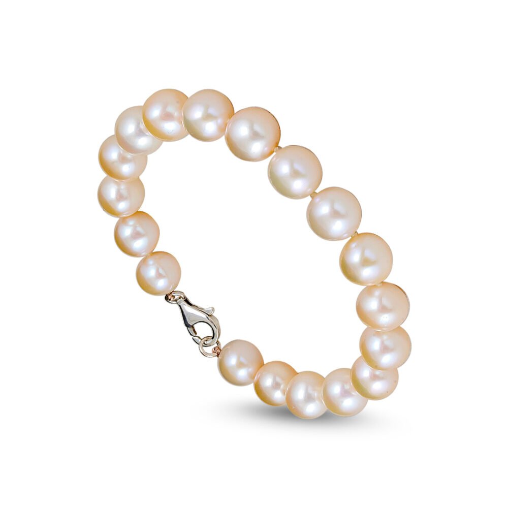 925 sterling silver freshwater pearl bracelet