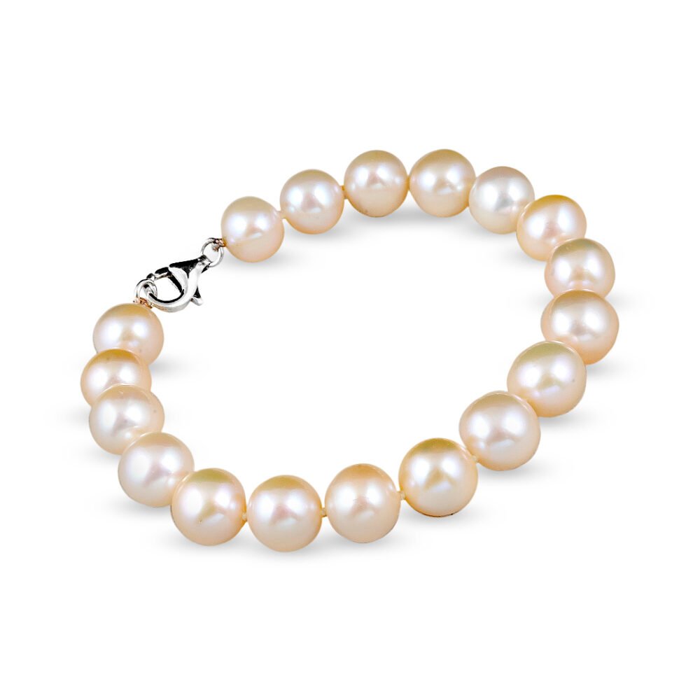 925 Sterling Silver Freshwater Pearl Bracelet – Classic Elegance - Image 2