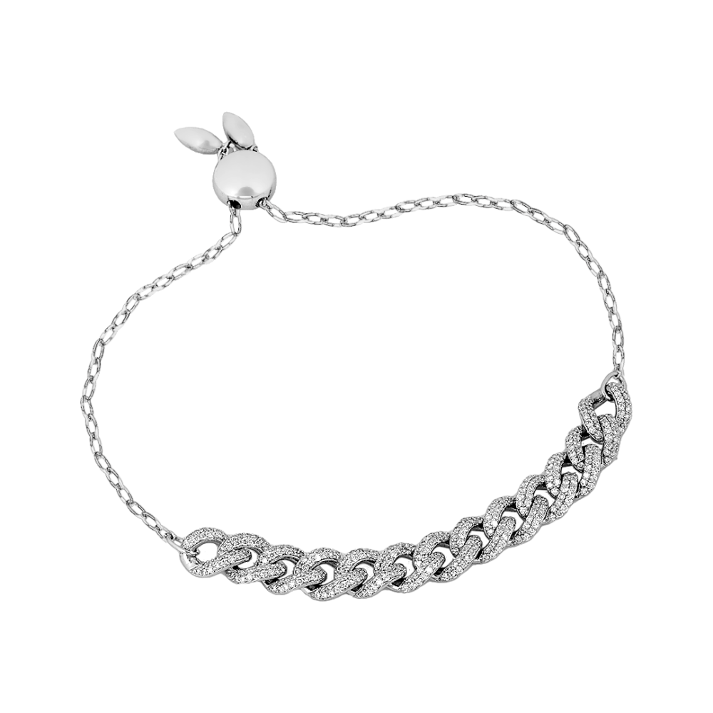 18k White Gold Diamond Bracelet