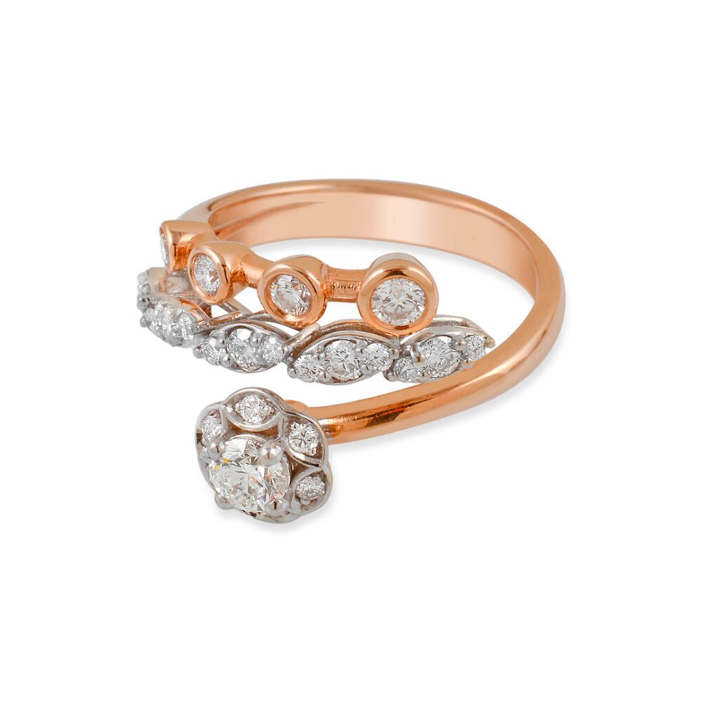 Dual-Tone Harmony Diamond Ring - Image 3