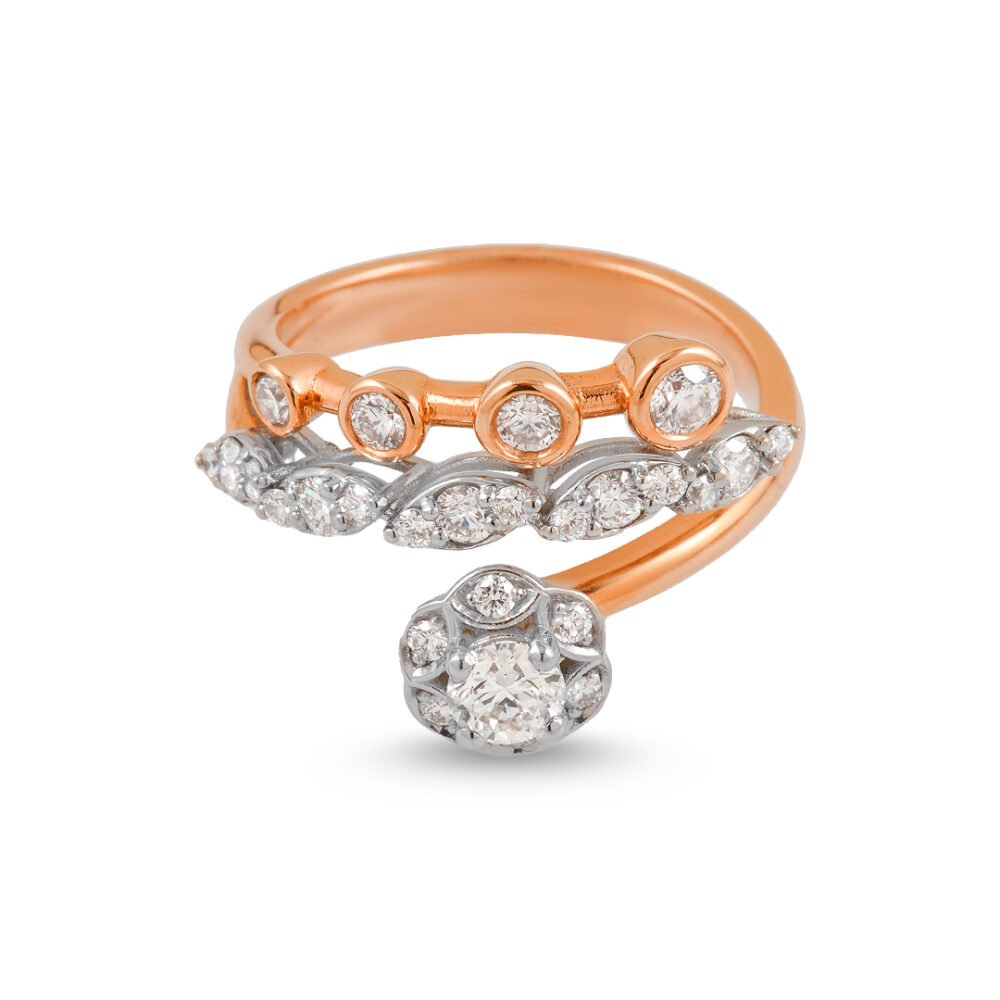 Dual-Tone Harmony Diamond Ring - Image 2