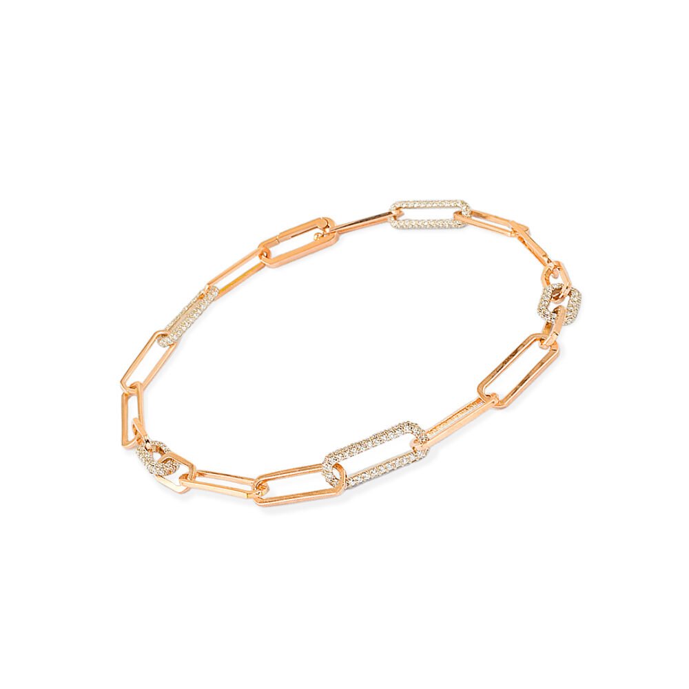 Radiant Harmony Gold and Diamond Bracelet - Image 2