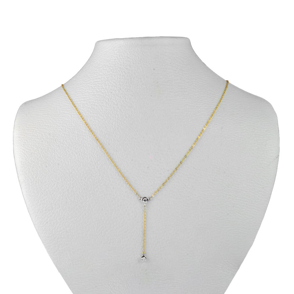 twin glow diamond necklace