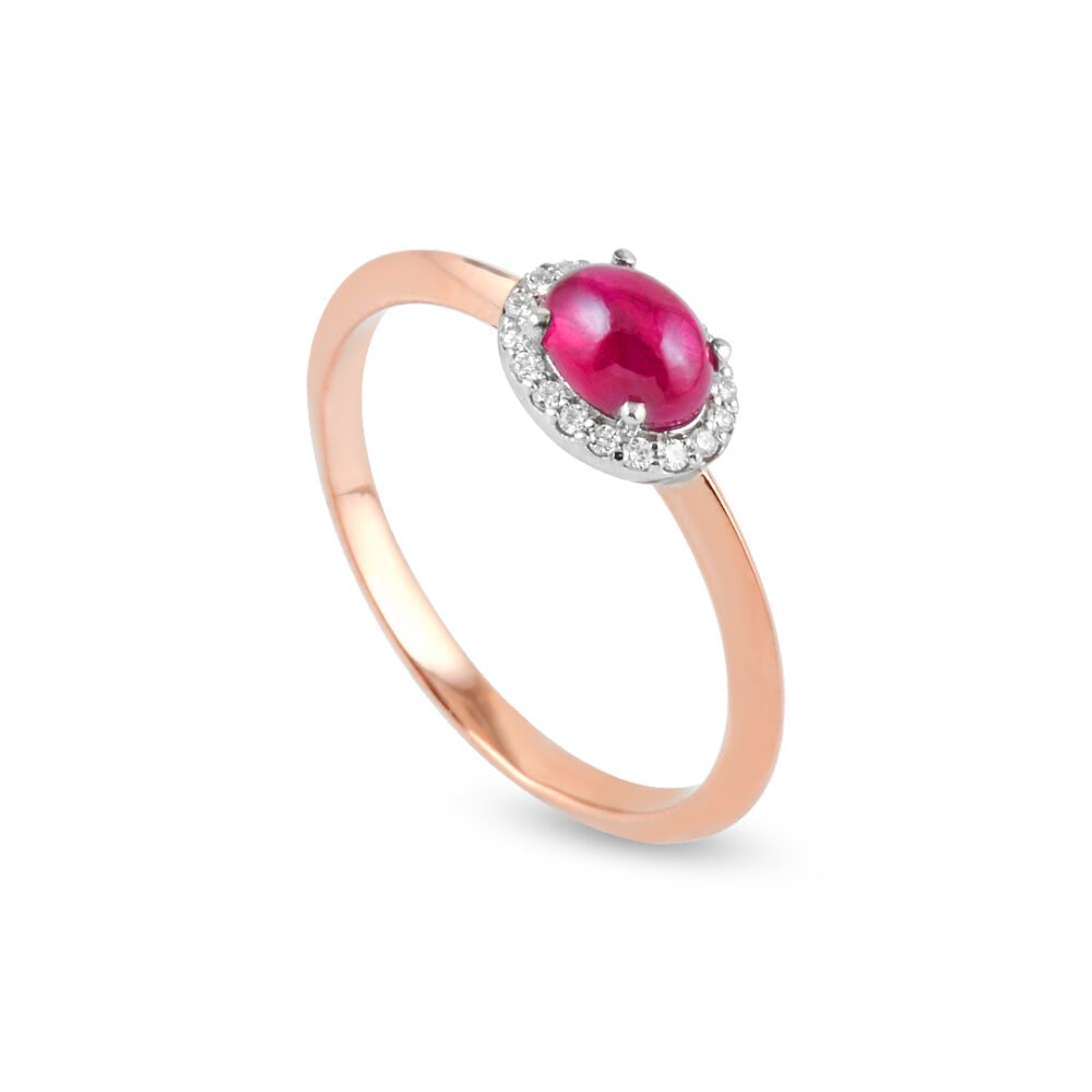 Ruby and Diamond Accent Ring