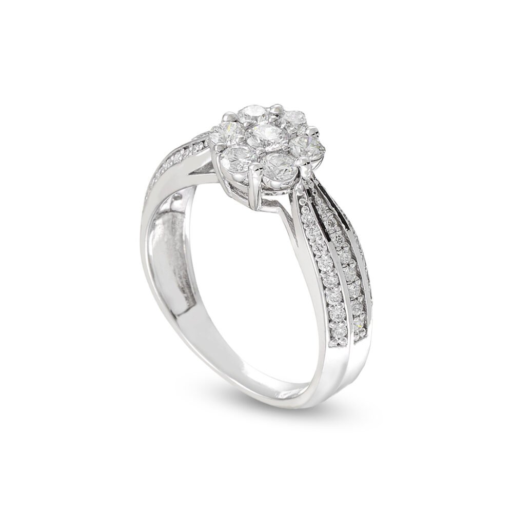 White Gold Diamond Ring