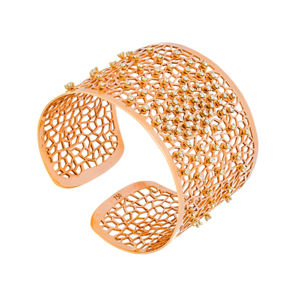 Rose Gold Diamond Bracelet - Image 3