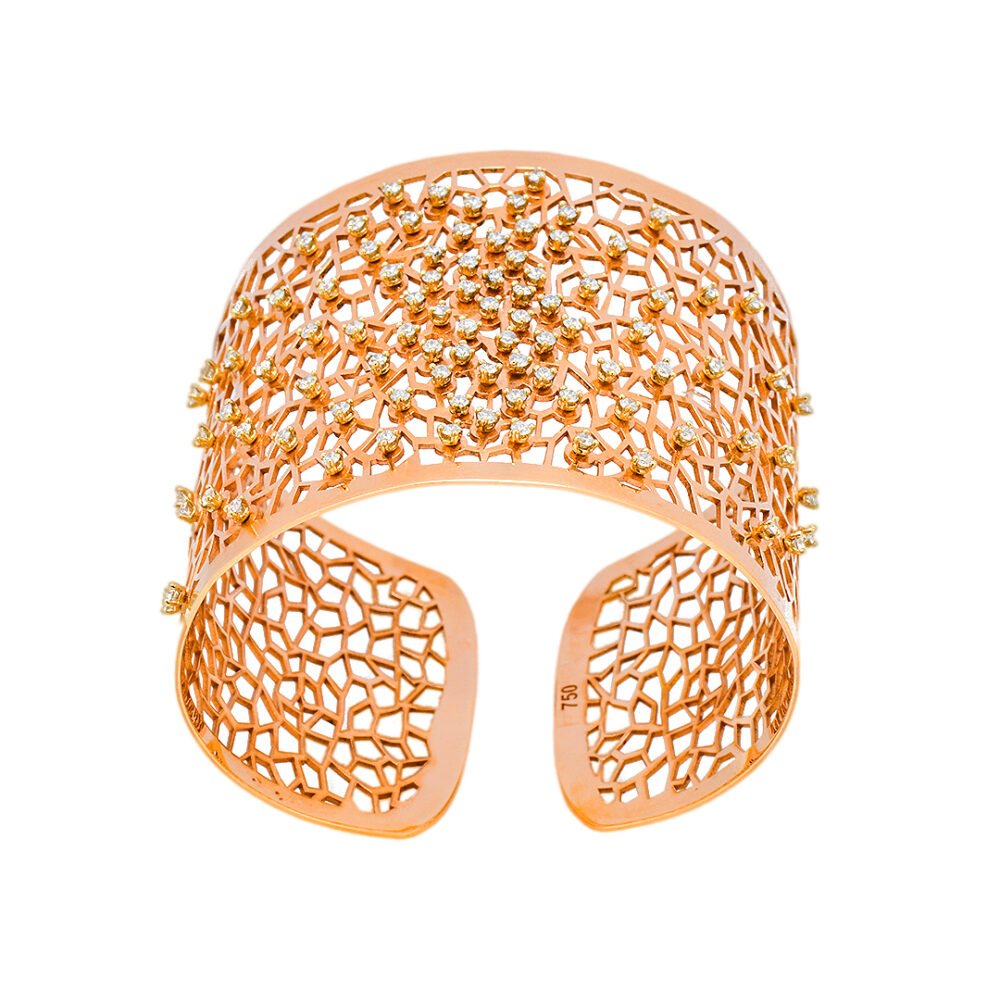 Rose Gold Diamond Bracelet - Image 2
