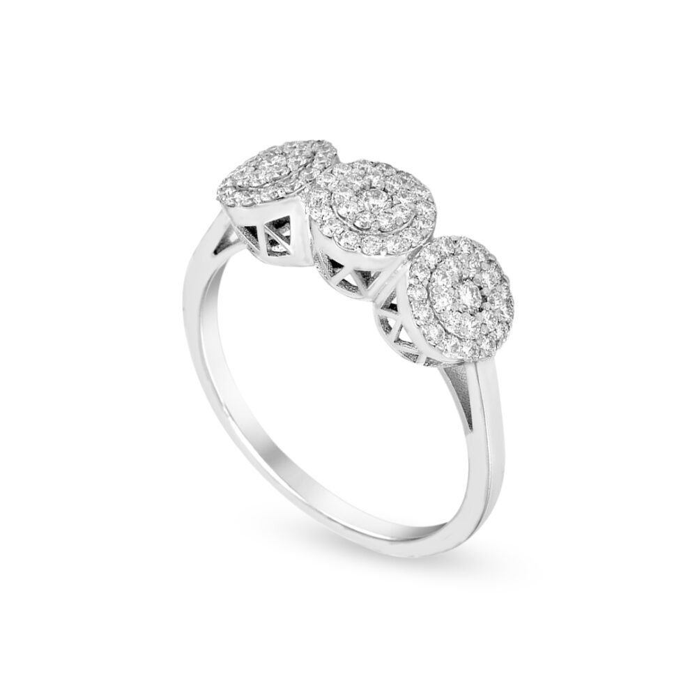 white gold diamond ring